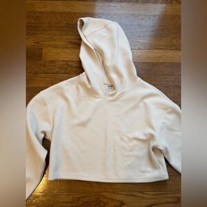 AYBL Cropped Waffle Hoodie